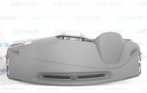 Torpedo front panel with AIRBAG Hyundai Elantra AD 17-20 prerest, black with gray inserts, scratches