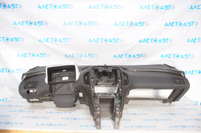 Torpedo front panel without AIRBAG Chevrolet Volt 11-15 black with pad on pillow, scratches