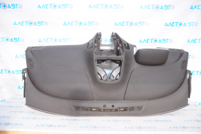 Torpedo front panel without AIRBAG Chevrolet Volt 11-15 black with pad on pillow, scratches