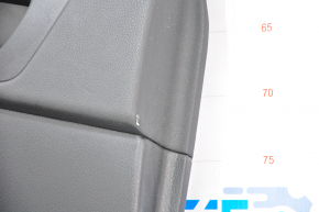 Door trim card rear left Toyota Highlander 14-16 black, with curtain, torn