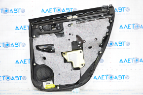 Door trim card rear left Toyota Highlander 14-16 black, with curtain, torn