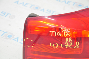 Lamp outer wing right VW Tiguan 12-17 rest, scratches, micro-cracks