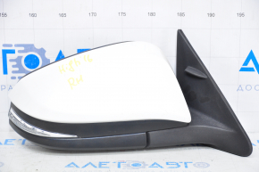 Side mirror right Toyota Highlander 14-19 6 pins, turn signal, heated, white