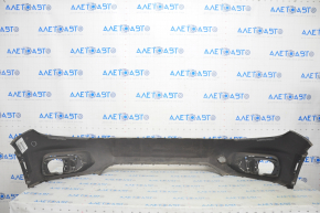 Front bumper bare VW Tiguan 12-17 rest, black, pressed