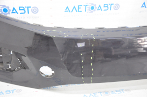 Front bumper bare VW Tiguan 12-17 rest, black, pressed