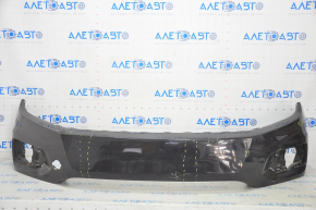 Front bumper bare VW Tiguan 12-17 rest, black, pressed