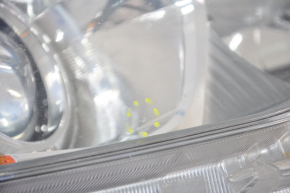 Headlight front right Toyota Highlander 14-16 bare, light, halogen, sand