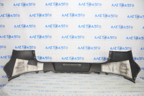 Bare rear bumper VW Tiguan 12-17 rest, upper part, black, pressed, scratches
