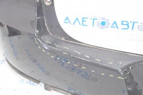 Bare rear bumper VW Tiguan 12-17 rest, upper part, black, pressed, scratches