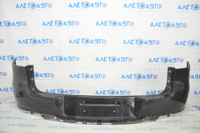 Bare rear bumper VW Tiguan 12-17 rest, upper part, black, pressed, scratches