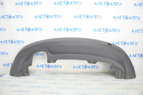 Bare rear bumper VW Tiguan 09-17 lower part, structure, scratches, tear