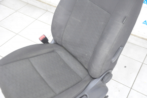 Driver's seat VW Tiguan 09-17 without airbag, cloth black, mechanical, for dry cleaning