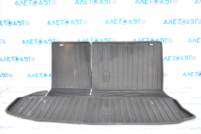 Trunk mat Toyota Highlander 14-19 for 3 rows, rubber black
