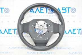 Naked steering wheel Toyota Highlander 14-19 leather, scratches