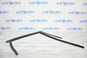 Upper rear right door molding for Ford C-max MK2 13-18 matte, with glass seal
