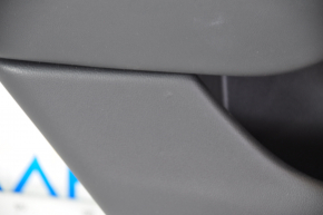 Door trim card rear left Tesla Model 3 18-20 leather black with speaker and window lifter control and door opening button, stains, bumps