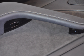 Door trim card rear right Tesla Model 3 18-20 leather black with speaker with window lift control and door opening button, scuffs