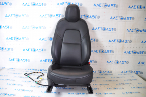 Passenger seat Tesla Model 3 18- leather black, with airbag, electric, heated, with tensioner
