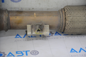 Exhaust line middle part with catalytic converter Toyota Highlander 14-16 3.5 broken mount, dented