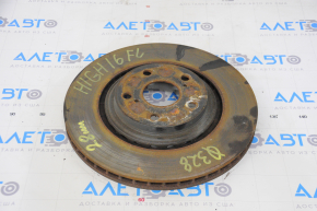Front left brake disc Toyota Highlander 14-19 328mm, 28mm