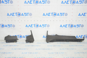 Tesla Model S 12-20 Air Vent Trim Kit Dark Brown Wood
