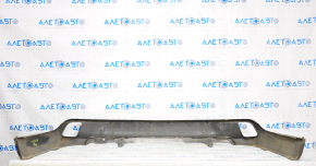 Rear bumper lip Toyota Highlander 14-19 structure, dented