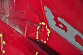 Trunk lid bare Tesla Model 3 18-20 red PMMR, scratches, pokes, scratches on the edge