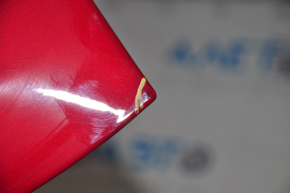 Trunk lid bare Tesla Model 3 18-20 red PMMR, scratches, pokes, scratches on the edge