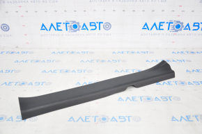 Door sill trim inner front right Toyota Highlander 14-19 black, scratch