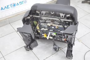 Passenger seat Ford C-max MK2 13-18 with airbag, mechanical, leather black, worn