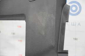 Driver's knee pad Nissan Altima 19- black, broken fastener, no plug, scratches, worn