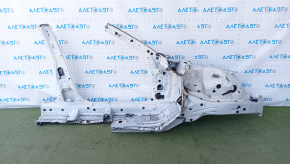 Front left quarter Lexus IS 14-20 with central pillar, white