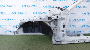 Front left quarter Lexus IS 14-20 with central pillar, white