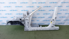 Front left quarter Lexus IS 14-20 with central pillar, white