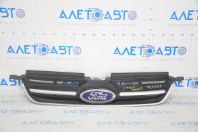 Grill grill Ford C-max MK2 13-18 with emblem, chrome swelled, sand, poke