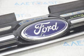 Grill grill Ford C-max MK2 13-18 with emblem, chrome swelled, sand, poke
