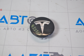 Tesla Model 3 Wheel Center Cap 18-Type 1, Gray, Scratches