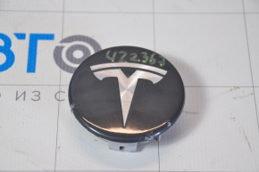 Tesla Model 3 Wheel Center Cap 18-Type 1, Gray, Scratches