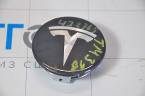 Tesla Model 3 Wheel Center Cap 18-Type 1, Gray, Scratches