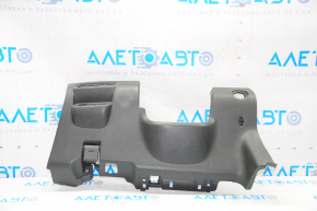 Driver's knee pad Nissan Leaf 13-17 black, broken crepe, scratches