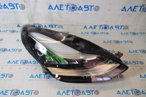 Headlight front right Tesla Model 3 18-20 LED, sand, leaking inside