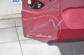 Boot door bare Ford C-max MK2 13-18 red RR, dented, bump