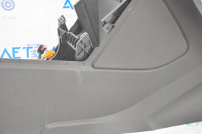 Central console armrest Ford C-max MK2 13-18 leather black, scratches, missing socket cover