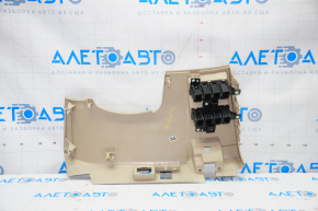 Driver's knee pad Nissan Rogue 14-20 beige, plastic turned white