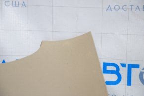 Driver's knee pad Nissan Rogue 14-20 beige, plastic turned white, scratches