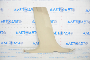 Lower left center pillar trim Ford Fusion mk5 13-20 beige, plastic turned white, mount unsoldered