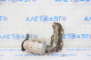 Front exhaust manifold with catalytic converter Toyota Highlander 14-16 3.5
