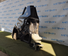 Quarter wing rear left VW Tiguan 09-17 black, pokes