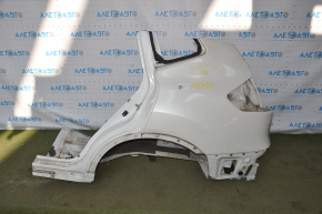 Quarter wing rear left Nissan Rogue 14-20 white, pokes