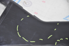 Door trim side rear left Ford Fusion mk5 13-20 rear, black gloss, worn, scratches